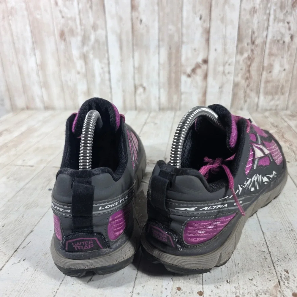 Altra Lone Peak 3.5 Womens 8 Trail Running Shoes Purple Gray Zero Drop AFW1735F‎